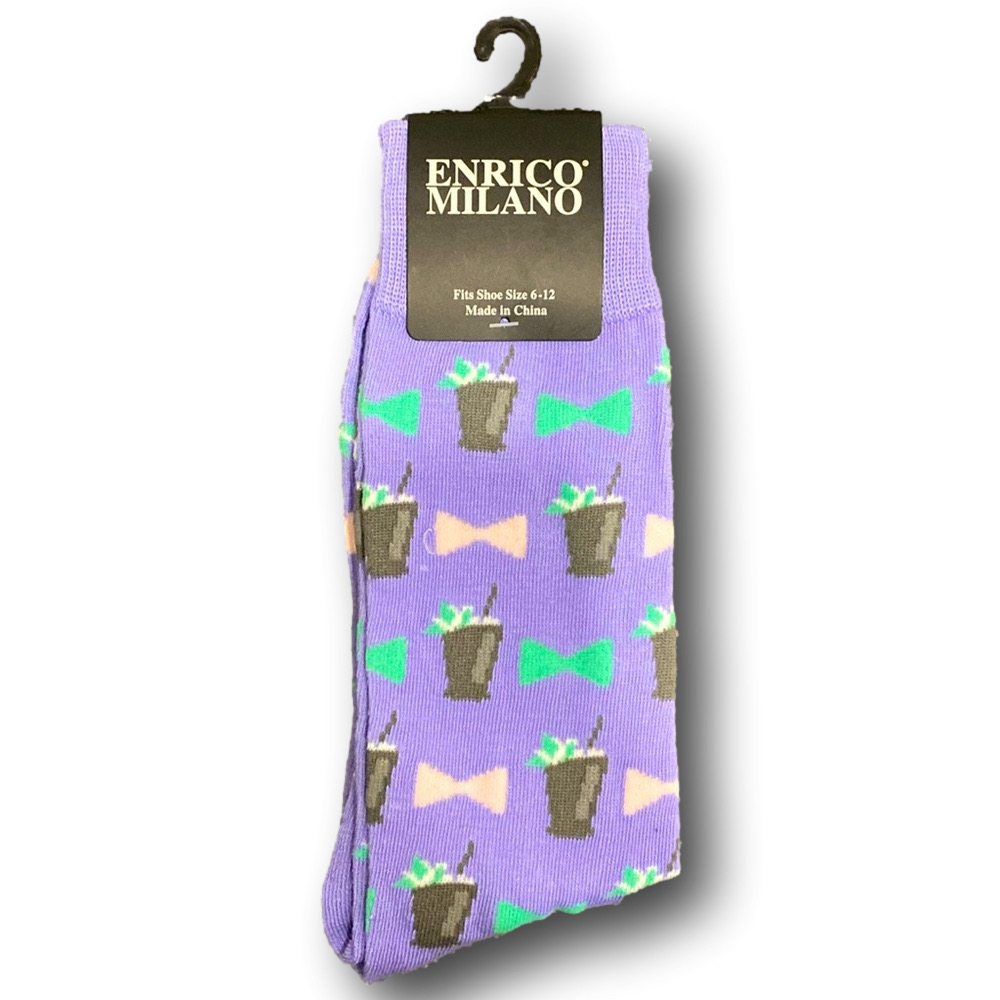 3/$18 Milkshakes & Bowties Funny Novelty Crew Socks - NWT